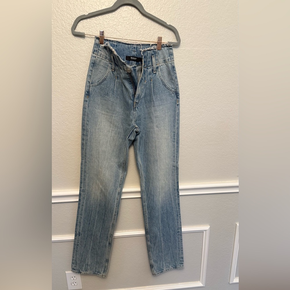 Hudson Jeans Blue Straight Leg Denim
